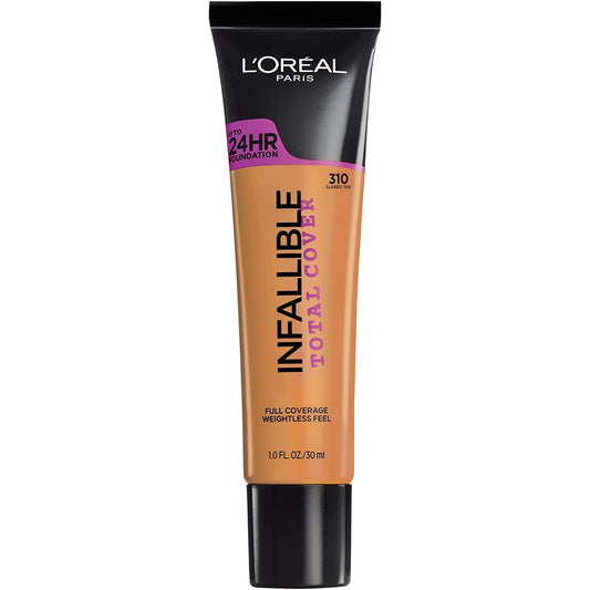 L’Oréal Paris Infallible Total Cover Foundation, Classic Tan, 1 fl; oz.