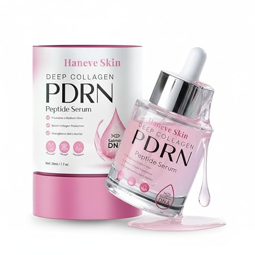 Haneve Skin PDRN Serum (50ml/1.69oz - 67% More) - Salmon DNA Peptide Face Serum with Niacinamide, Hydrolyzed Collagen - Anti-Aging, Firming, Hydrating Beauty & Personal Care Haneve Skin