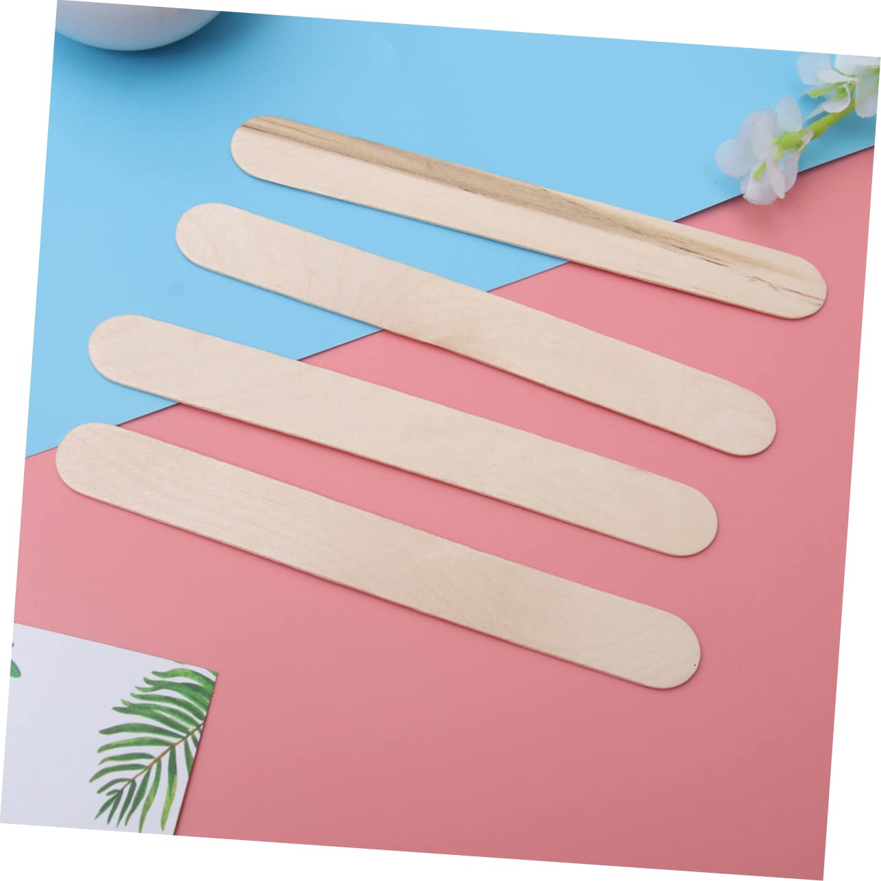 Ipetboom Wax Applicator Sticks Set 50pcs Wooden Sticks for Hair Removal Beauty Care Beauty and Personal Care Ipetboom