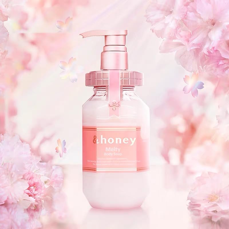 BeautyMall 1 PC New Perfumed Honey Melty Shower Gel Skin Wash, Moisturizing Hydrating Smoothing Skin, Mild Formula For All Skin Types, 440ml / 14.88 Beauty & Personal Care BeautyMall
