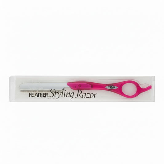 Feather - 7.25-inch Styling Razor Handle - The Professional tool for Hair Cutting, Thinning, Layering, Texturizing and Feathering - The # 1 Stylist Beauty and Personal Care Feather