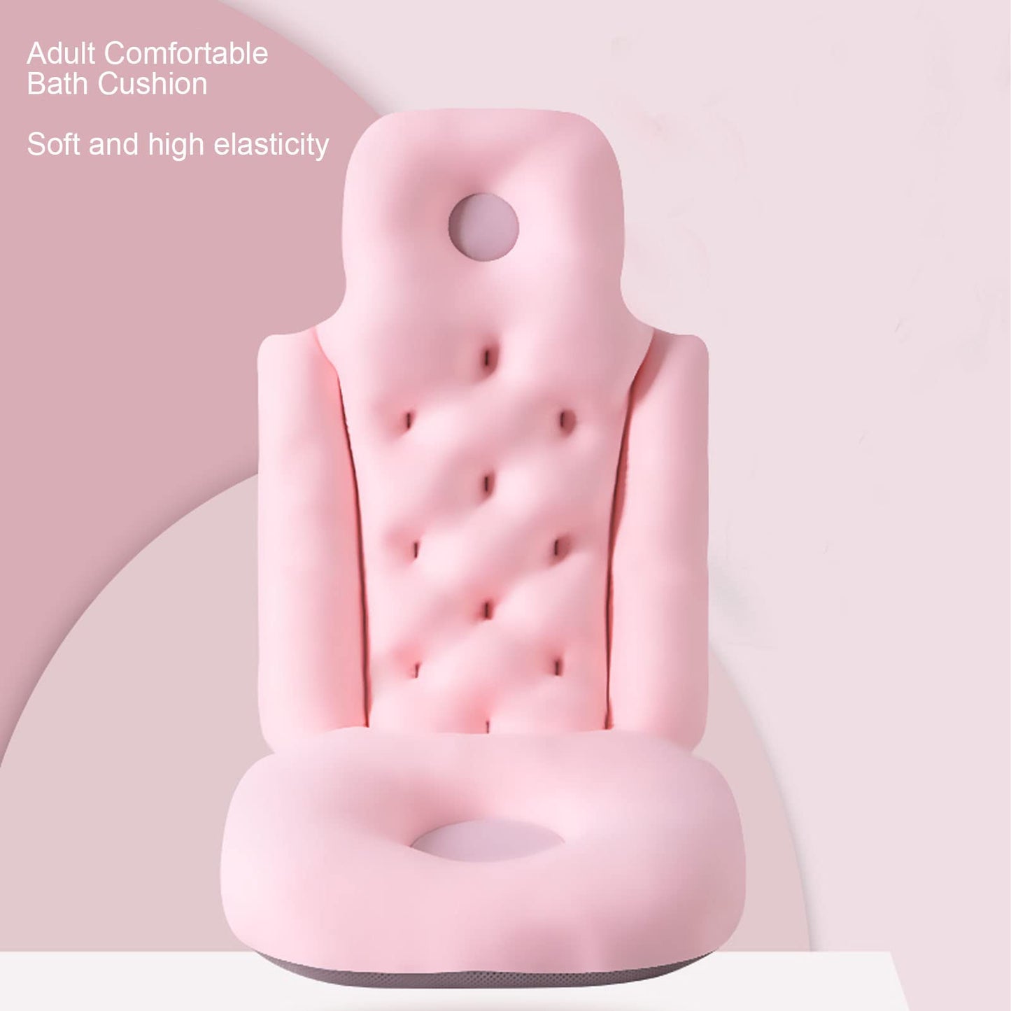 Full Body Bath Cushion for Bathtub Soft Folding Headrest Back Support Bath Cushion for Tub Neck and Back Comfort Adult Bath Mat for Home Use Beauty and Personal Care Betued
