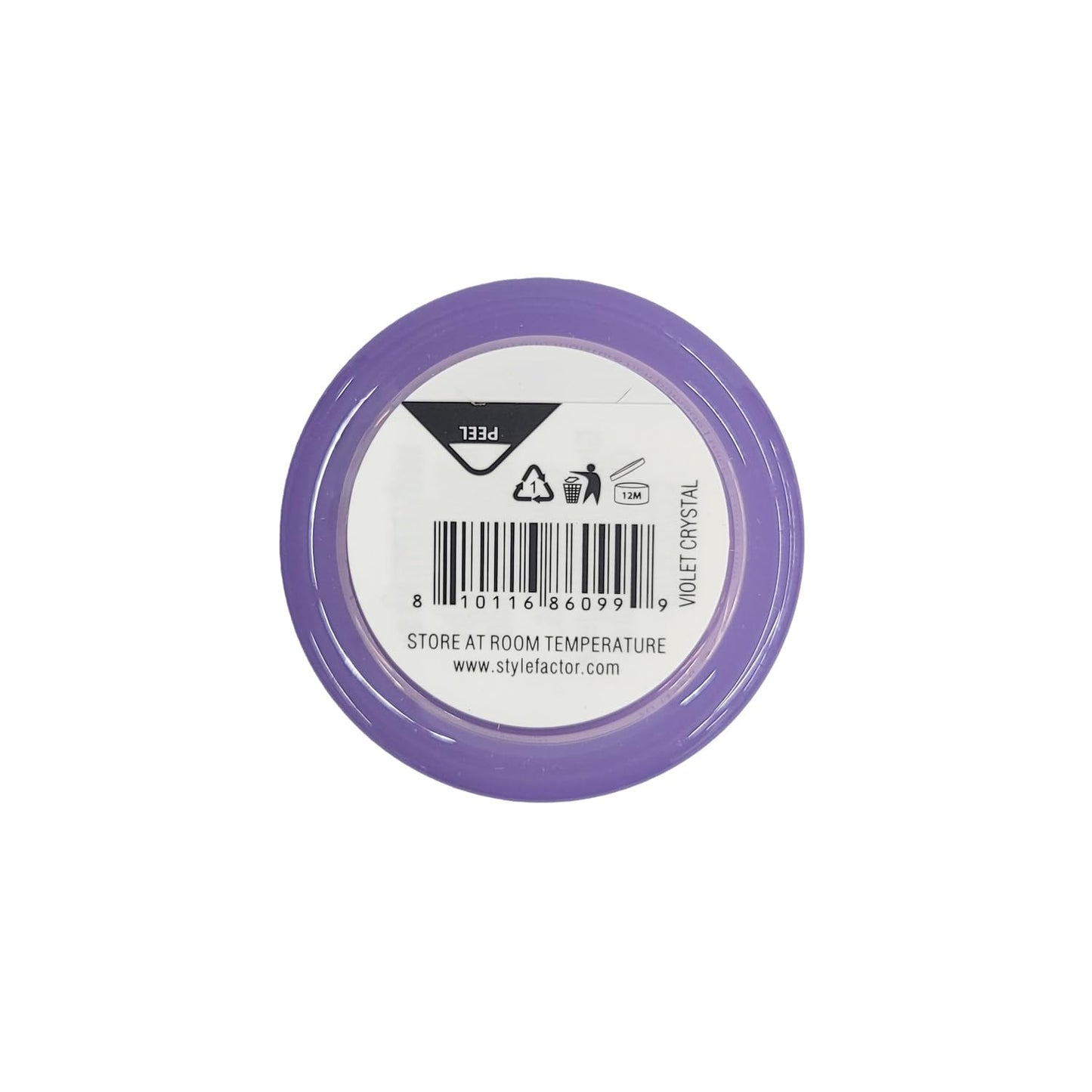 Style Factor Edge Booster Extra Strength and Moisture Rich Pomade 0.85oz Mini Travel Size (0.85oz, Pack of 1, Violet Crystal) Beauty & Personal Care Style Factor