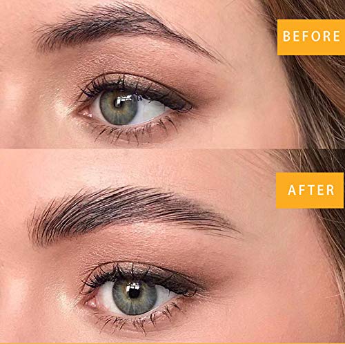 2 Pack Eyebrow Soap Kit, 4D Brows Gel Long Lasting Eyebrow Setting Gel Waterproof Eyebrow Makeup Balm Pomade Cosmetics (0.7 Ounce (Pack of 2)) Beauty & Personal Care Beauty Glazed