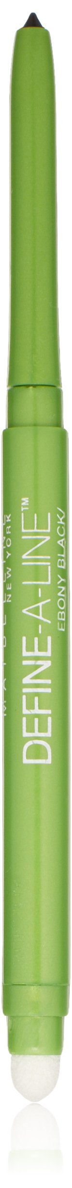 MAYBELLINE New York Define-A-Line Eyeliner, Ebony Black, 0.01 Ounce Beauty & Personal Care MAYBELLINE