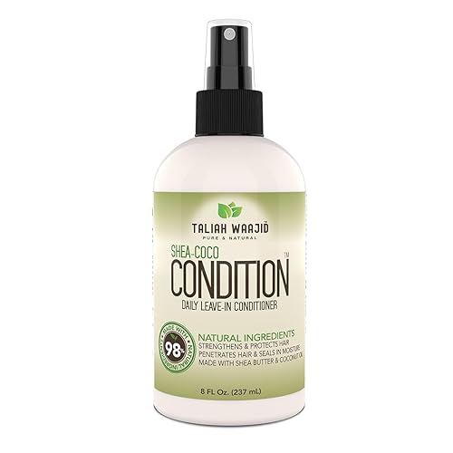 Taliah Waajid Shea-Coco Daily Leave-In Conditioner - 8oz - Moisturizing Detangler for Natural Curly, Kinky & Wavy Hair - Lightweight Hydration Beauty & Personal Care Taliah Waajid black earth products