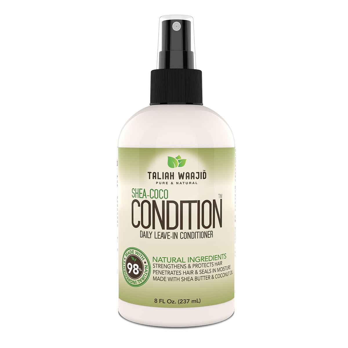 Taliah Waajid Shea-Coco Daily Leave-In Conditioner - 8oz - Moisturizing Detangler for Natural Curly, Kinky & Wavy Hair - Lightweight Hydration Beauty & Personal Care Taliah Waajid black earth products