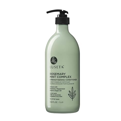 LUSETA Rosemary Mint Strengthening Conditioner Moisturizing and Nourishing Damaged Hair Thickening Formula for Thinning Hair, Detangles Strands Beauty & Personal Care LUSETA