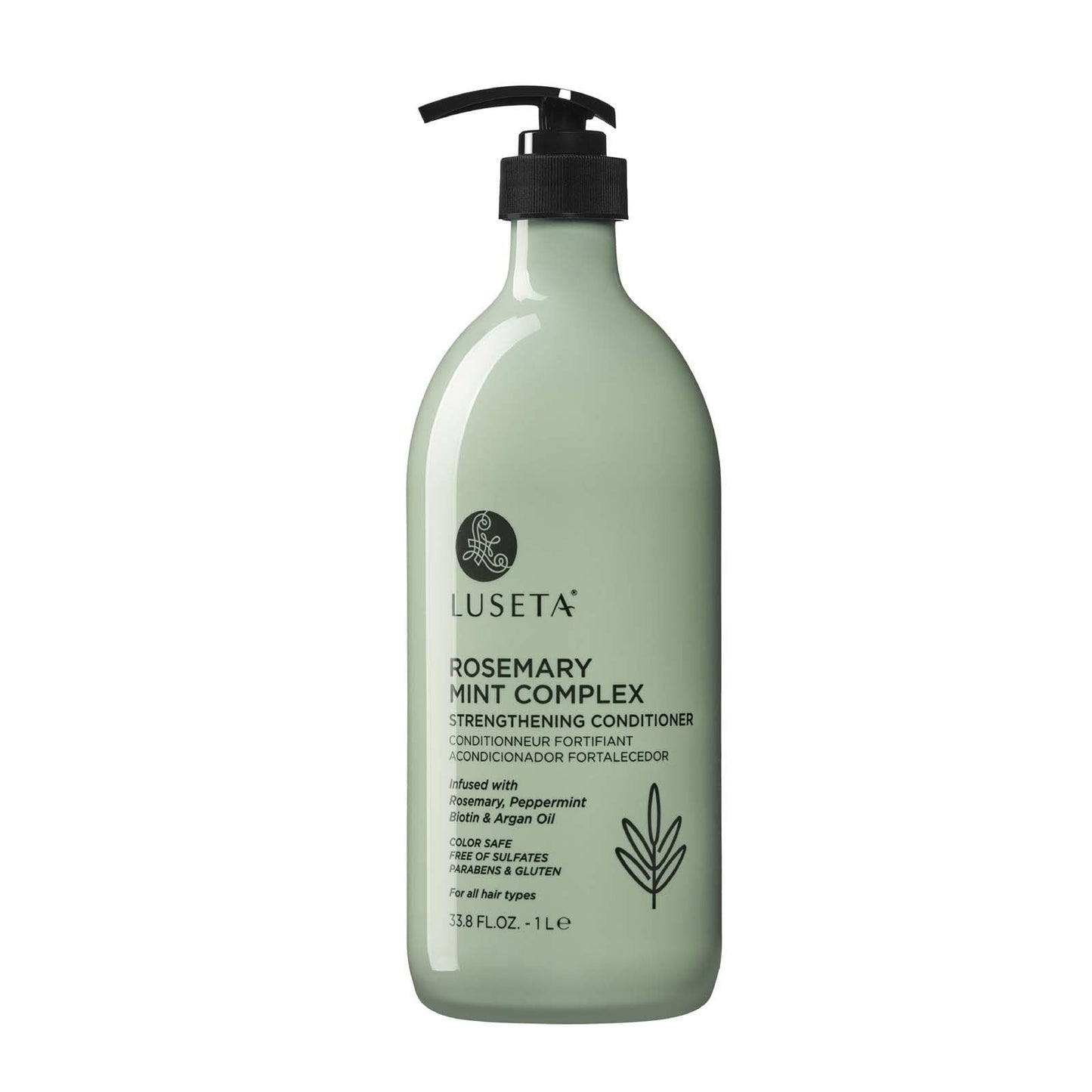 LUSETA Rosemary Mint Strengthening Conditioner Moisturizing and Nourishing Damaged Hair Thickening Formula for Thinning Hair, Detangles Strands Beauty & Personal Care LUSETA