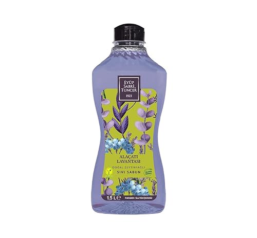 EST Eyup Sabri Tuncer 1923 - Natural Soap Series (Liquid Alacati Lavender -Natural Olive Oil, 1500ml) Beauty & Personal Care EST