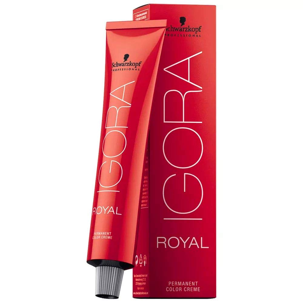 Schwarzkopf Professional Igora Royal Permanent Color Creme, 1-0 Black, 60 Gram Beauty & Personal Care Schwarzkopf