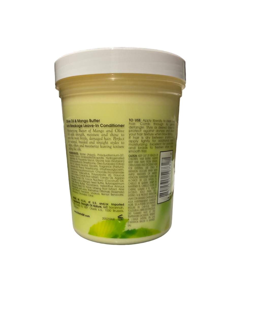 Elasta QP Olive Oil & Mango Butter Leave-In Conditioner, 32oz Beauty & Personal Care ELASTA QP