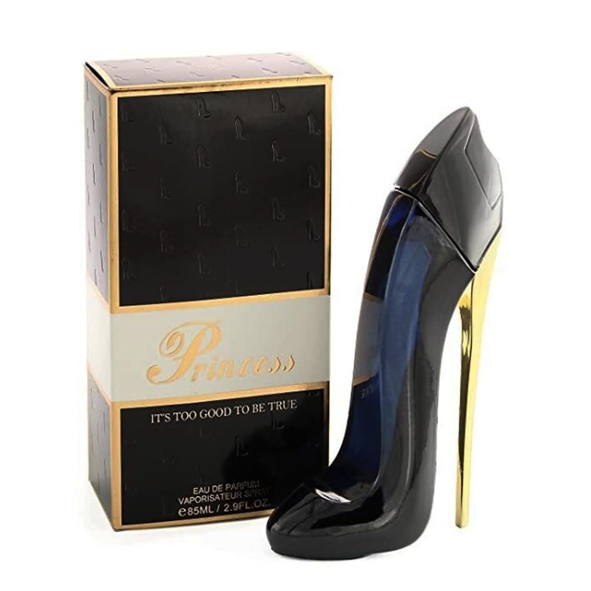 EBC Perfume Princess High Heel Black Women Perfume 85ml Eau De Parfum Vaporisateur Spray, Rose Floral Essential Oil From France Beauty & Personal Care EBC Perfume
