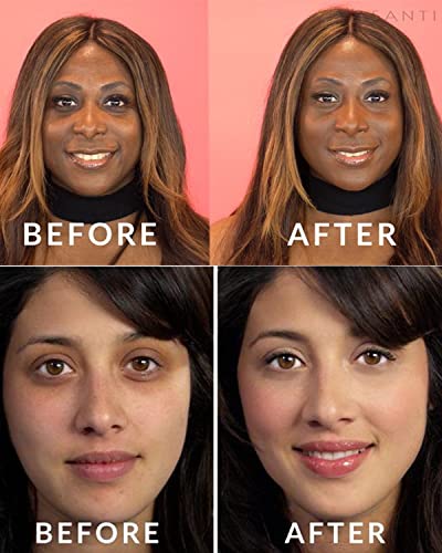 VASANTI Oil-Free Foundation & Concealer in 1 - Liquid Cover-Up (12) Highly Blendable, Full Coverage, Longwear Liquid Foundation and Concealer, Safe Beauty & Personal Care VASANTI