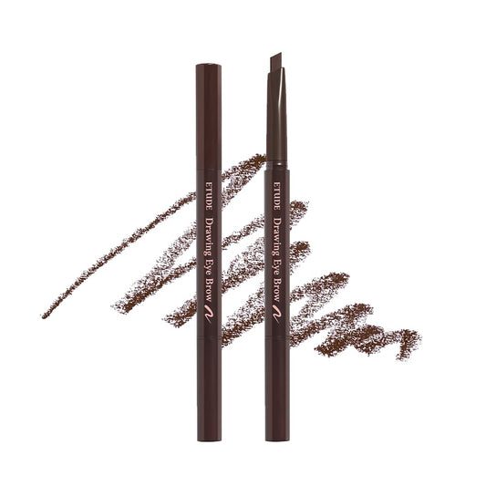 ETUDE Drawing Eye Brow, Eyebrow Pencil, Microblading, Long Lasting, Soft Textured Natural Daily Look, Korean Makeup, Beauty, Brown (0.008 Ounce) Beauty and Personal Care ETUDE Default Title