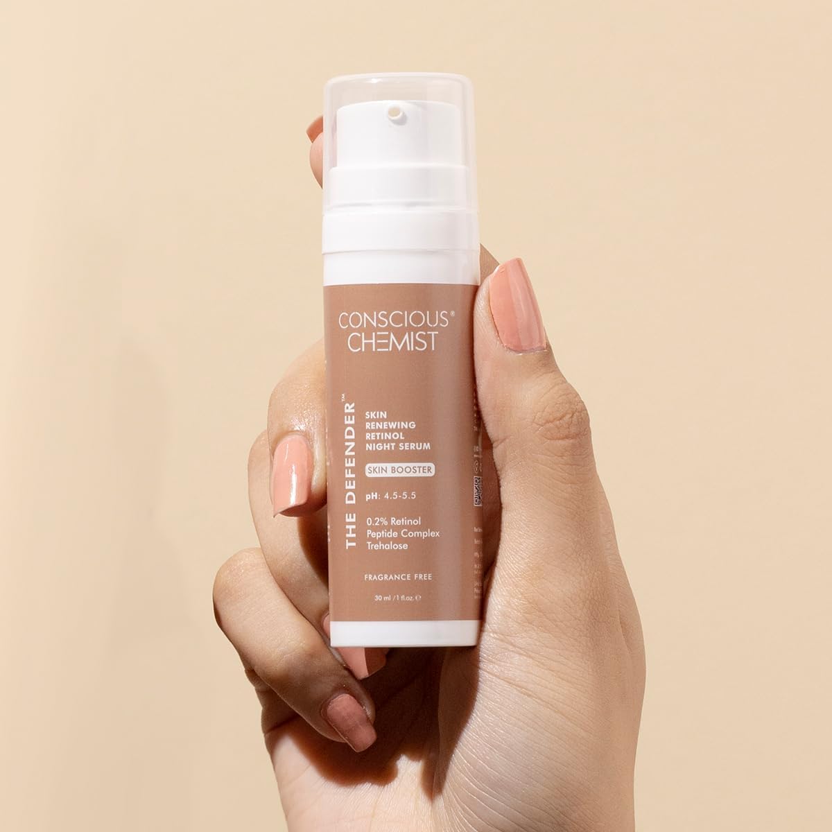 Conscious Chemist® Multi Peptide & 0.2% Retinol Serum | Anti Aging Serum | Boosts Collagen & Reduces Fine Lines, Wrinkles | Probiotics & Cica Water | Beauty & Personal Care Conscious Chemist