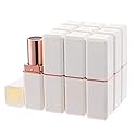 Allwon 10Pcs White Empty Lipstick Tubes DIY Lip Balm Container (Square Tube) Beauty & Personal Care Allwon