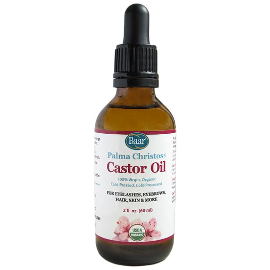 Baar Palma Christos Castor Oil, Organic, 100% Pure, Cold-Pressed, Hexane-Free Products. Helps with Conditions for Hair Growth for Eyebrows, Hair Beauty & Personal Care Baar