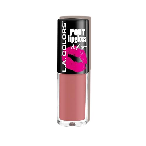 L.A. COLORS Pout Matte Lipgloss, Let's Kiss CLG631 Beauty & Personal Care L.A. COLORS
