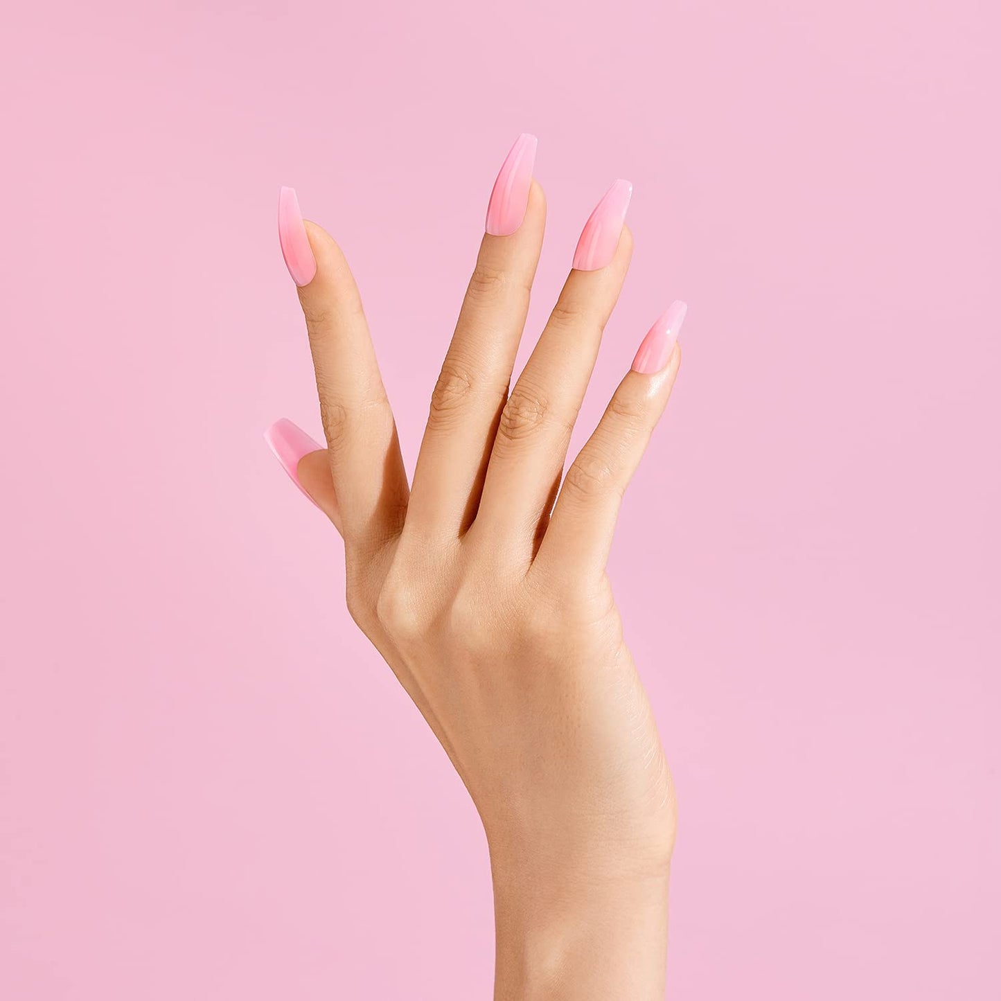 GoldFinger Full Cover Nails Press On 24 Nails Long Length Beauty & Personal Care KISS