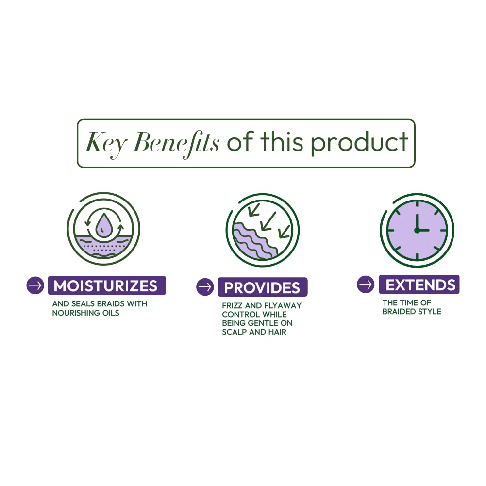 ORS Olive Oil Braidzone Braid Setting Mousse with Lavender, Acai & Batana Oil 7 Ounces (Pack of 2) Beauty & Personal Care ORS