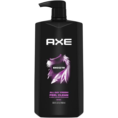 AXE Men's Body Wash, Excite, 12H, Refreshing Coconut Scent, 32 Fl Oz Beauty & Personal Care AXE