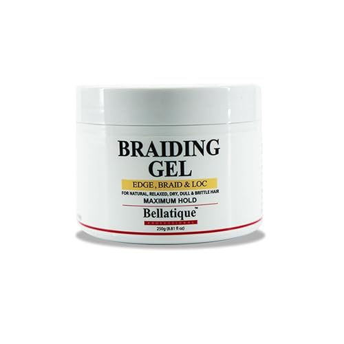 BELLATIQUE Edge, Braid, & Loc Maximum Hold Edge Control & Braiding Gel for Natural, Relaxed, Dry, Dull Hair - No Flaking, No Whitening, Fast Drying Beauty & Personal Care BELLATIQUE