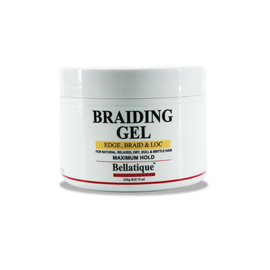 BELLATIQUE Edge, Braid, & Loc Maximum Hold Edge Control & Braiding Gel for Natural, Relaxed, Dry, Dull Hair - No Flaking, No Whitening, Fast Drying Beauty & Personal Care BELLATIQUE