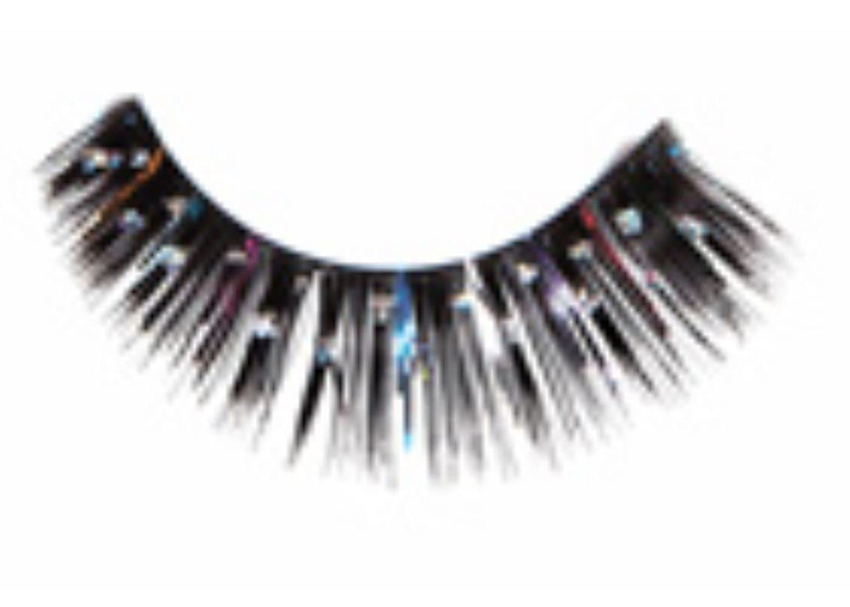 Glitter Eyelashes (with Color Tinsel - D602) Beauty & Personal Care Red Cherry