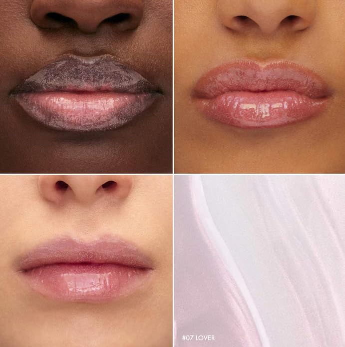 SEPHORA Collection Glossed Lip Gloss - 07 Lover (clear with pink holographic pearls) 0.16 oz / 5 mL Beauty & Personal Care SEPHORA
