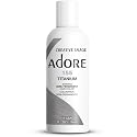 Adore Semi Permanent Hair Color (155 Titanium) | Vegan & Cruelty-Free Grey Hair Dye | No Ammonia, No Peroxide, No Alcohol | 4 Fl Oz Beauty & Personal Care Adore