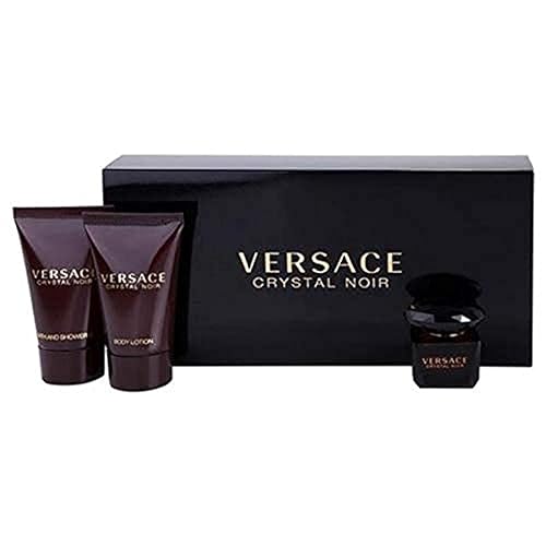 Versace Crystal Noir By Gianni Versace For Women. Set-eau De Parfum .17 OZ Mini & Body Lotion .8 OZ Mini & Shower Gel .8 OZ Mini Beauty & Personal Care Versace