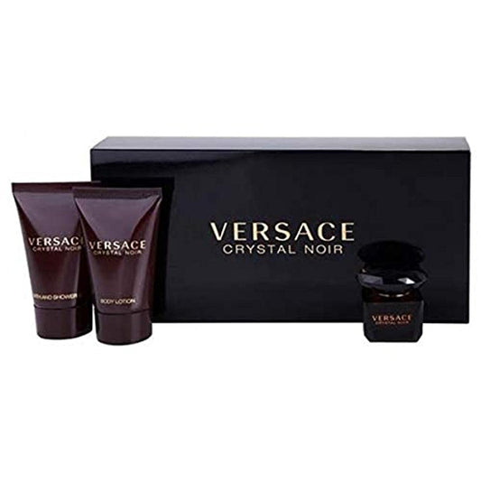 Versace Crystal Noir By Gianni Versace For Women. Set-eau De Parfum .17 OZ Mini & Body Lotion .8 OZ Mini & Shower Gel .8 OZ Mini Beauty & Personal Care Versace