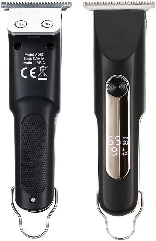 YREAJZVS Pro Hair Clipper, Cordless Electric Hair Clipper Body Beard Hair Trimmer Grooming for Men Rechargeable Hair Cutter Machine Beauty and Personal Care YREAJZVS