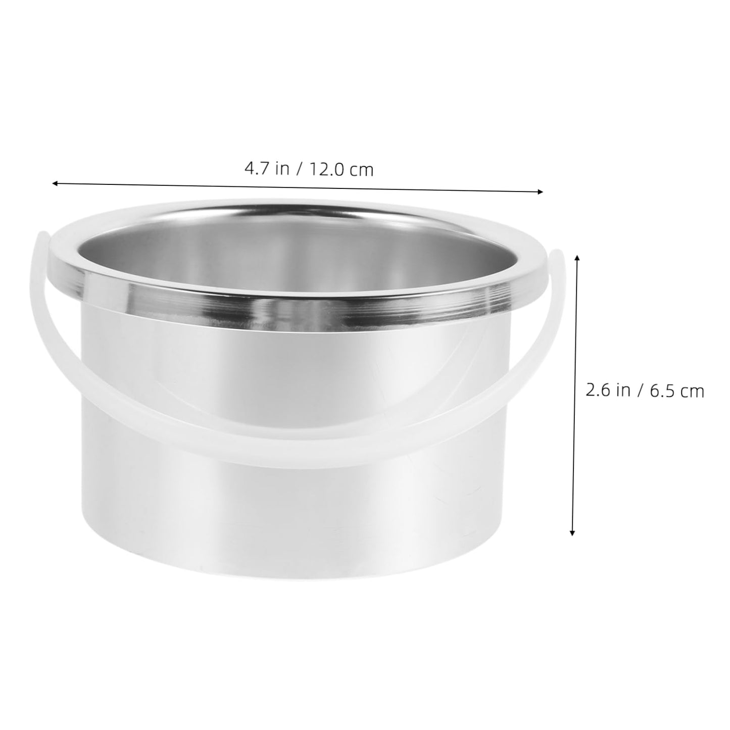 AUTSUPPL Wax Melting Pot Replacement Dish 4.72In Aluminum Inner Pot for Wax Warmer Burner Hair Removal Waxing Efficient Heat Conduction Beauty and Personal Care AUTSUPPL