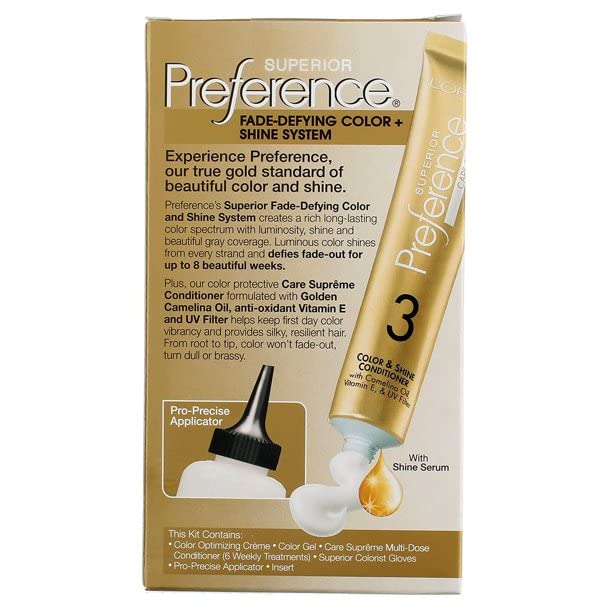 L'Oreal Superior Preference Hair Color 8 Medium Blonde (Pack of 3) Beauty & Personal Care L'Oreal Paris