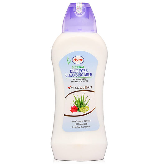 Ayur Herbal Deep Pore Cleansing Milk 100ml 3.3oz (Pack of 3) Beauty & Personal Care Ayur