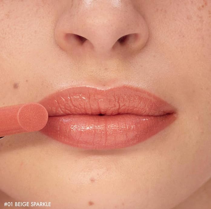 SEPHORA Collection About That Shine Sheer Shine Lipstick - 01 Beige Sparkle (.10 Oz) Beauty & Personal Care SEPHORA