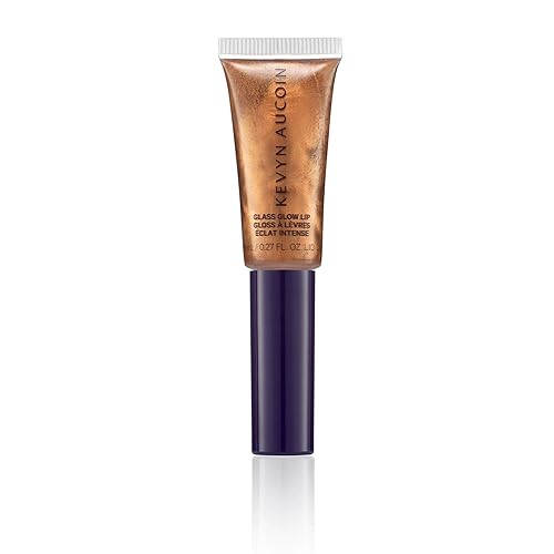 Kevyn Aucoin Glass Glow Lip, Spectrum Bronze: Multi-purpose lip gloss highlighter. 3D reflective glaze, comfortable wearing, non-sticky. Moisturize, Beauty & Personal Care Kevyn Aucoin
