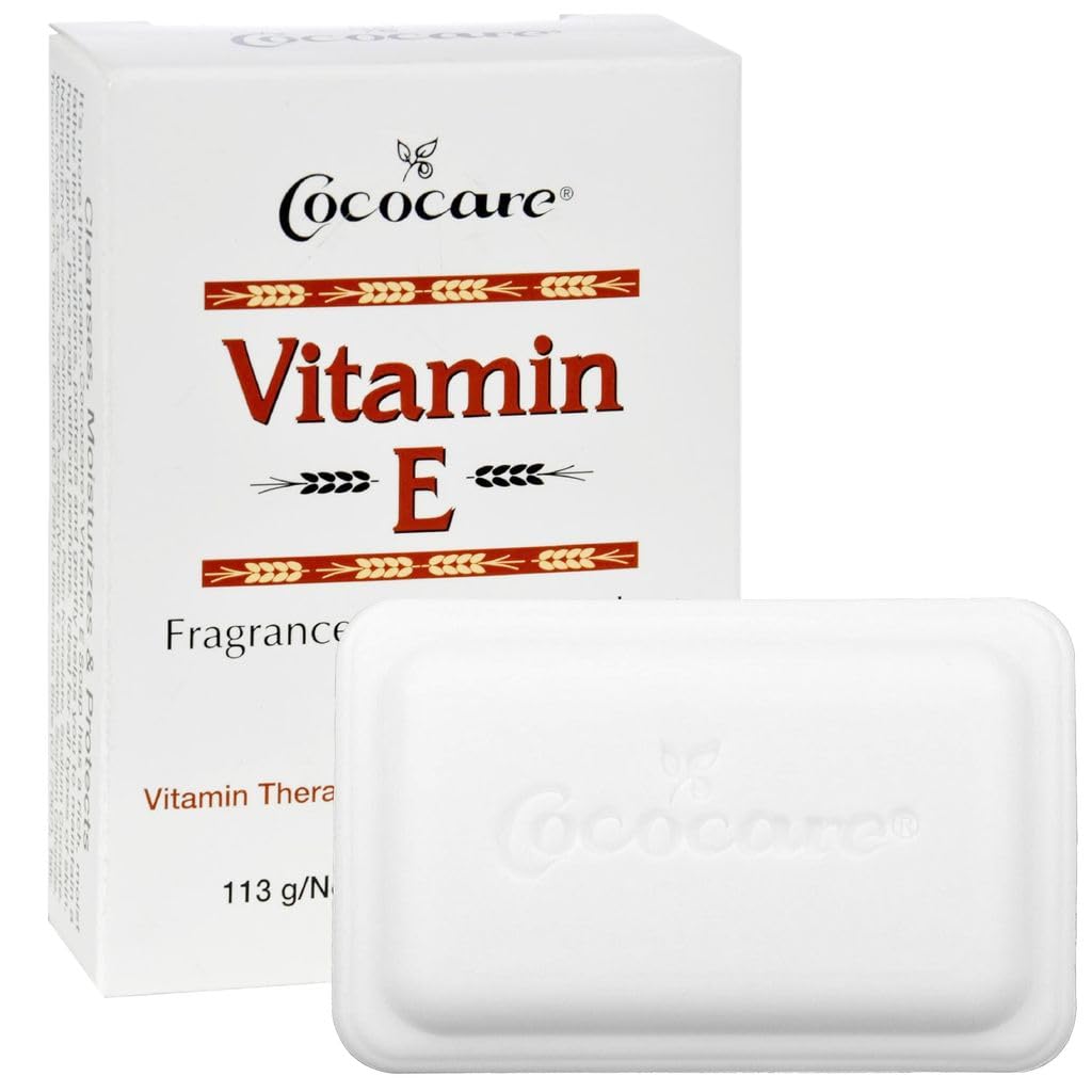 Cococare Vitamin E Soap 4 oz (Pack of 4) Beauty & Personal Care COCOCARE