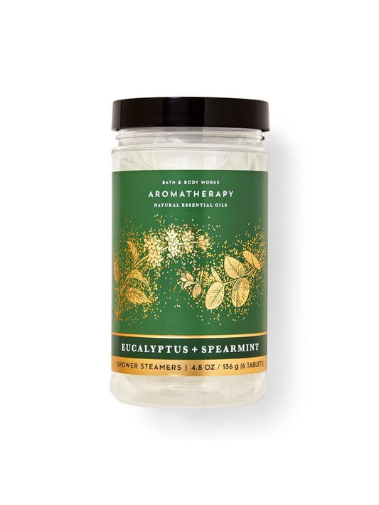 Bath & Body Works Aromatherapy Shower Steamers 4.8 OZ / 136 G Bottle (6 Tablets) (Eucalyptus Spearmint) Beauty and Personal Care Bath & Body Works