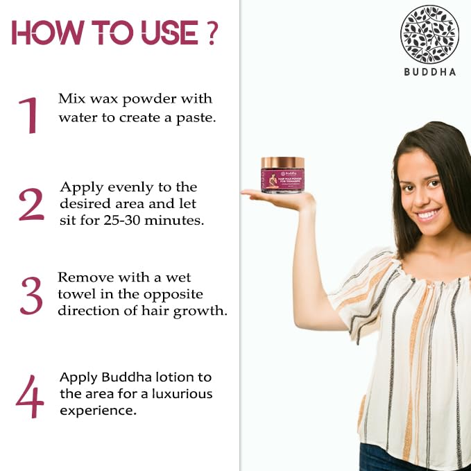 Buddha Natural Hair Wax Powder (30 Grams) Beauty and Personal Care Buddha Natural