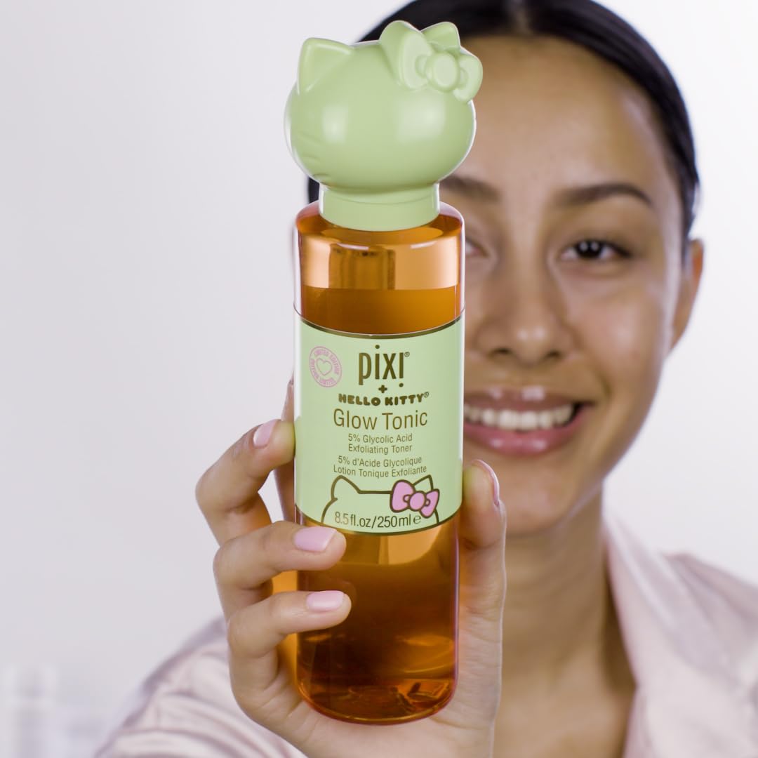 Pixi+ Hello Kitty Glow Tonic (Volume: 250 ml / 8.5 fl oz) Beauty & Personal Care Pixi