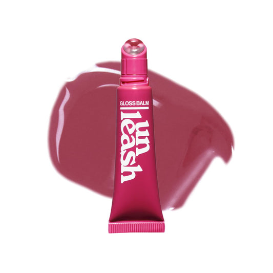 UNLEASHIA Sunset Dazzle Lip Gloss Balm, Hydrating Tinted Lip Balm with Glossy Shimmer, Lightweight & Moisturizing Vegan Formula with Peptides Beauty and Personal Care UNLEASHIA