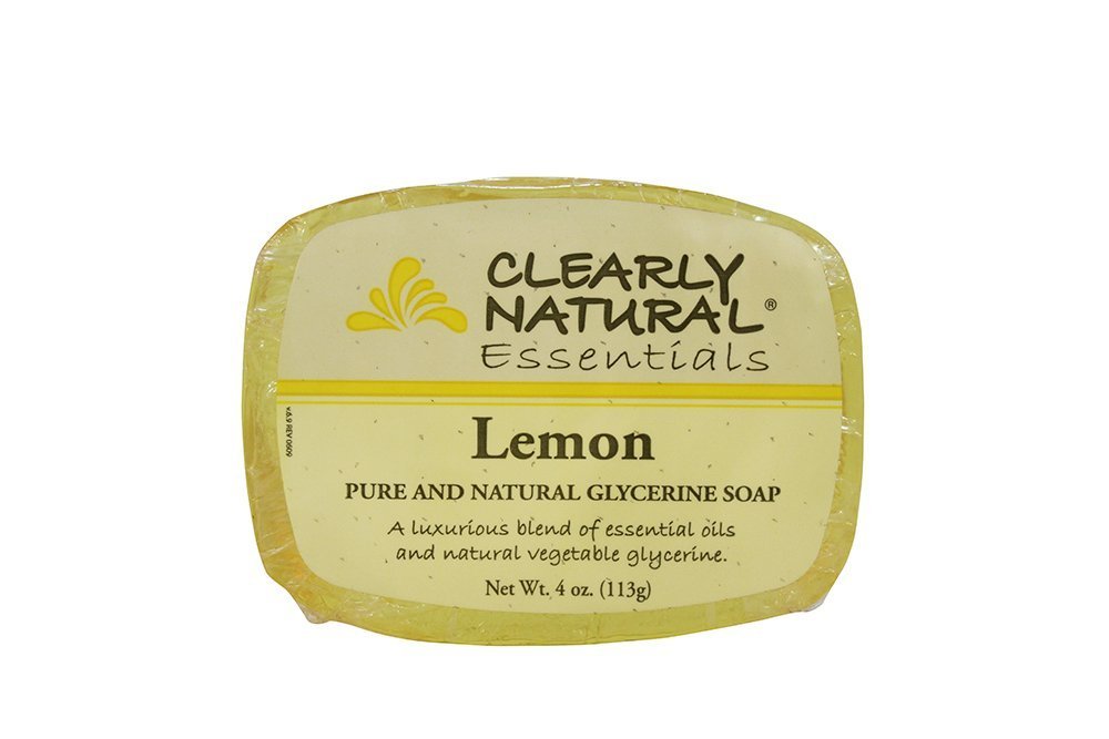 Cydraend Clearly Natural: Glycerine Soap, Lemon 4 oz (6 pack) Beauty & Personal Care Cydraend