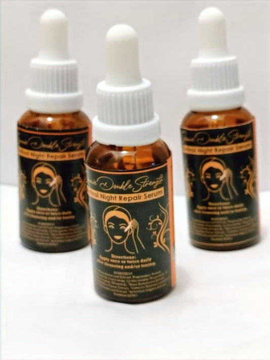 Simmie Double Strength Retinol Night Repair Serum Combo (1 Fl Oz) Beauty & Personal Care Simmie