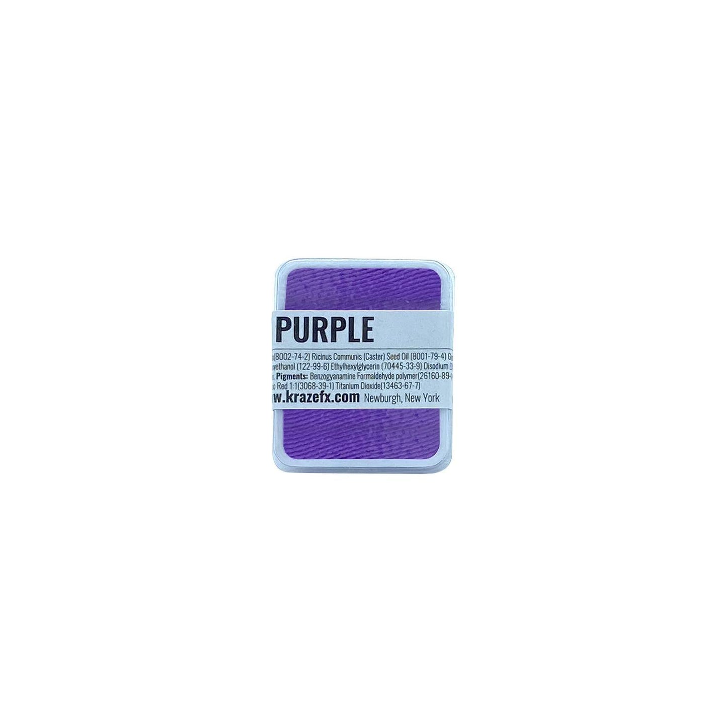 Kraze FX Face Paint Palette Refill - Neon Purple Face Paint (6 gm) - Hypoallergenic Non-Toxic Water Activated Professional Halloween Face & Body Beauty & Personal Care Kraze FX