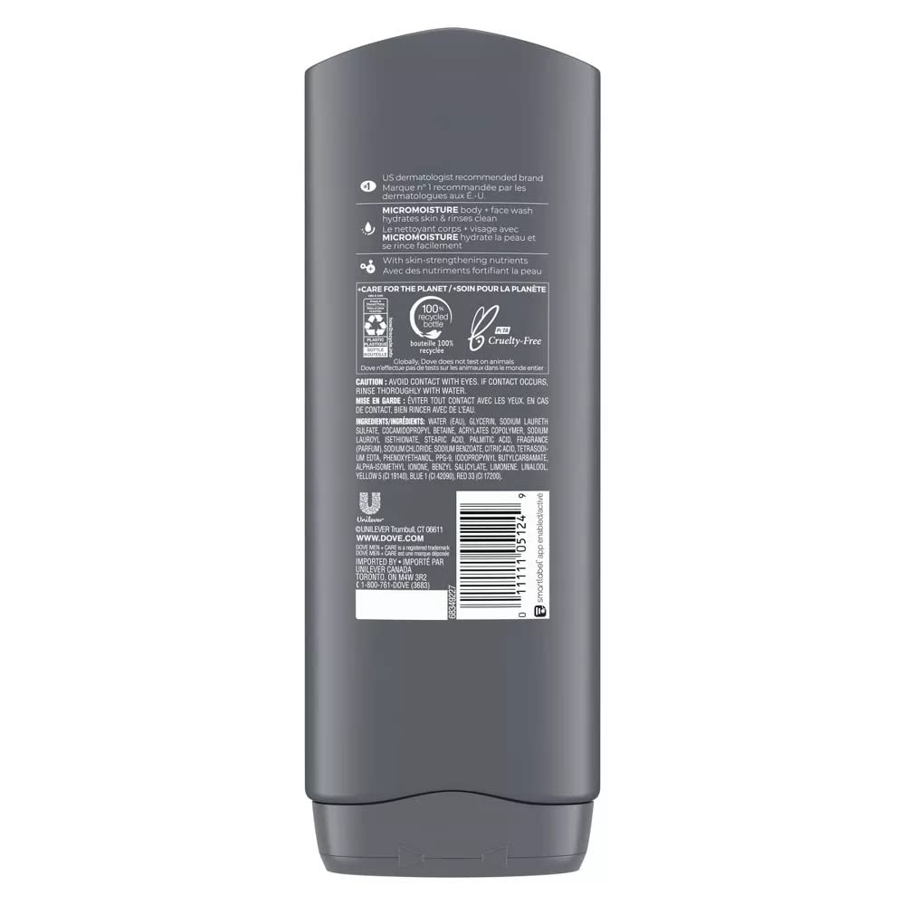 Dove Men+Care Body and Face Wash, Clean Comfort, 18 oz Beauty & Personal Care DOVE MEN + CARE