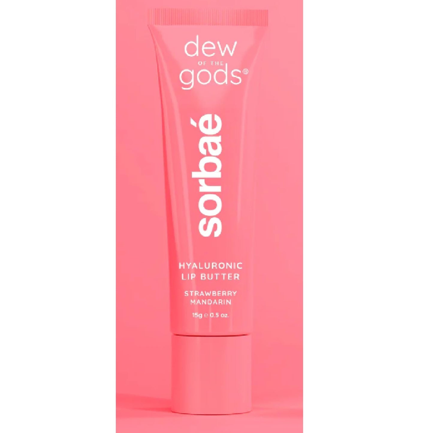 Dew Of The Gods- Sorbaé Hyaluronic Lip Butter in STRAWBERRY MANDARIN 15g/0.5oz Beauty and Personal Care Dew Of The Gods