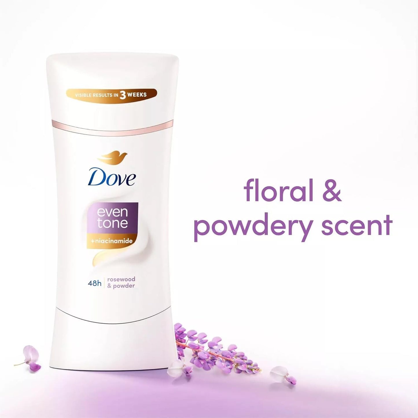 Dove Even Tone Antiperspirant Deodorant for Uneven Skin Tone Restoring Powder Sweat Block for All-Day Fresh Feeling 2.6 oz 3 Count Beauty and Personal Care Dove